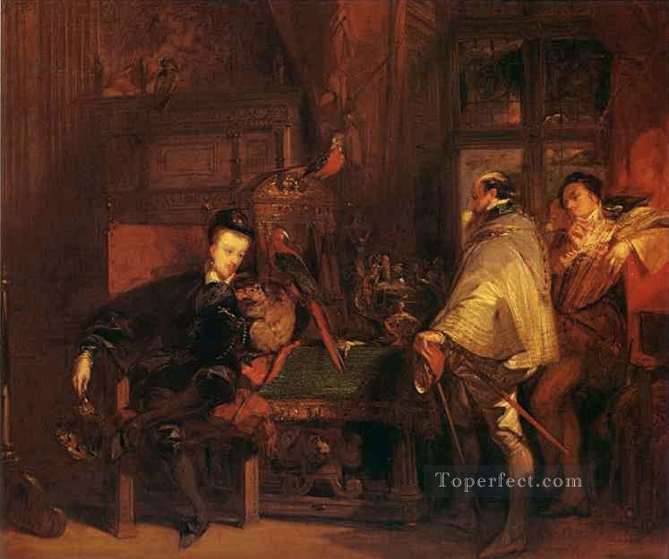 Henri III and the English Ambassador Romantic Richard Parkes Bonington Oil Paintings